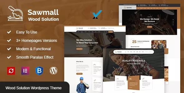 Sawmall v1.3 - Carpenter and Craftman WordPress Theme