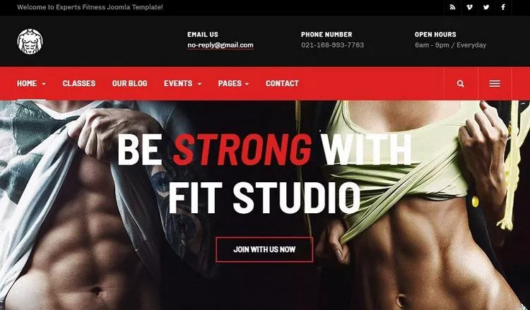 JA Fit - Creative Joomla template for Gym and Fitness