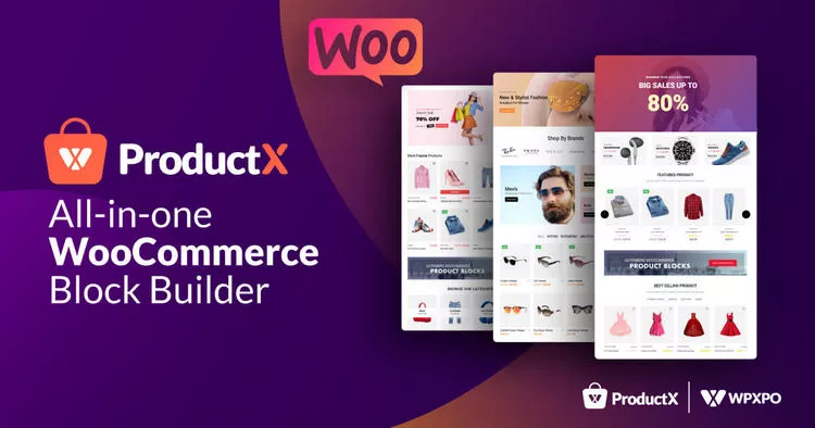 ProductX Pro v1.3.5 - Gutenberg WooCommerce Blocks