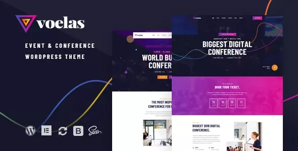 Voelas v1.1.5 - Event & Conference WordPress Theme