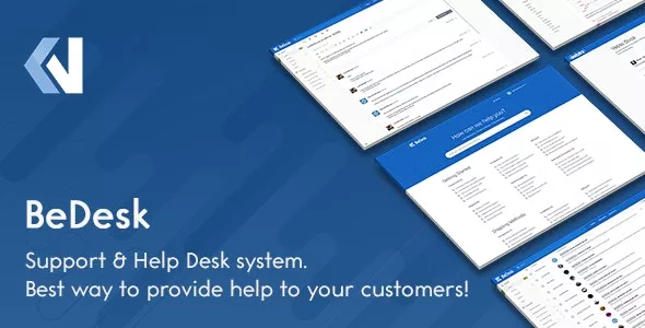 BeDesk v2.0.2 - Customer Support Software & Helpdesk Ticketing System