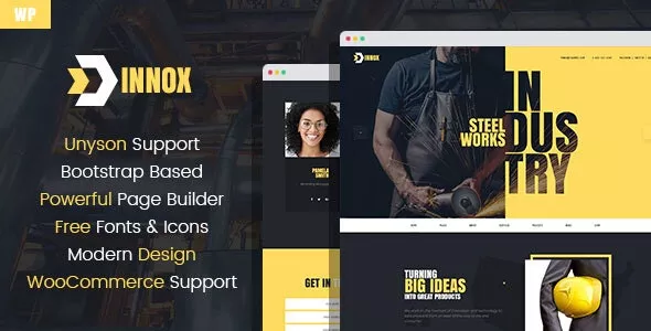 Innox v1.0.3 - Industrial WordPress Theme