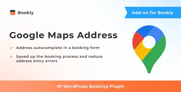 Bookly Google Maps Address (Add-on) v2.0