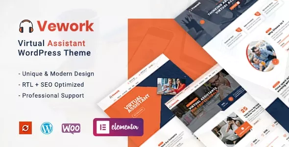 Vework v1.0.3 - Virtual Assistant WordPress Theme