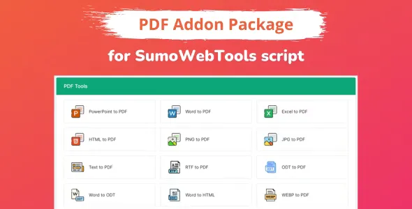 PDF Addon Package for SumoWebTools v1.0.2