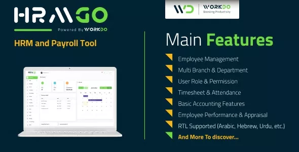 HRMGo v5.0 - HRM and Payroll Tool