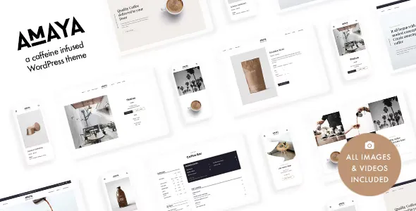 Amaya v2.15 - Coffee Shop WordPress Theme