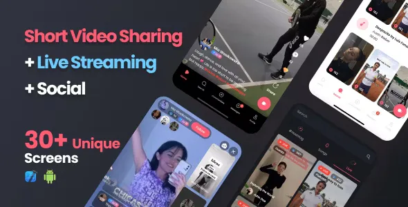 Modern TikTok/Dubsmash - Android/iOS