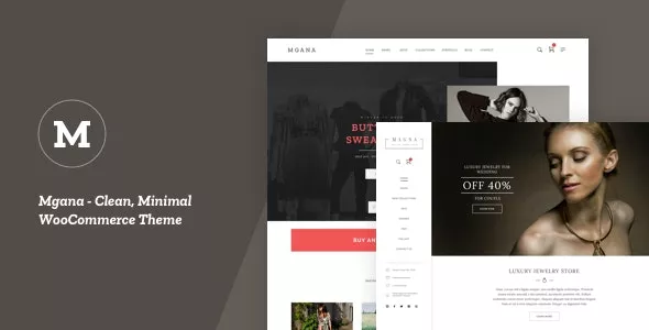 Mgana v1.2.1 - Clean, Minimal WooCommerce Theme