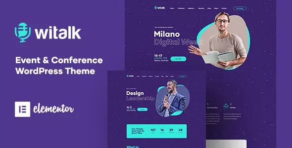 WiTalk v1.0.5 - Event & Conference WordPress Theme