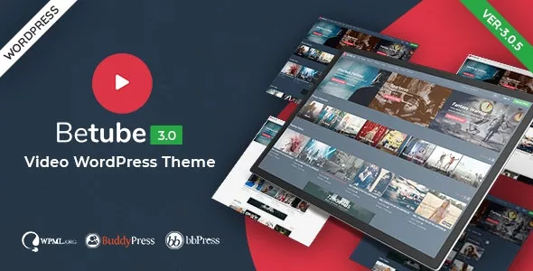 Betube v3.0.7 - Video WordPress Theme