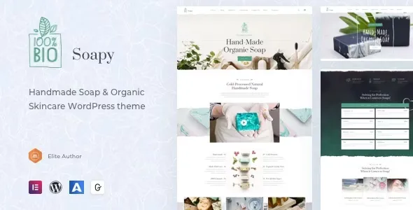 Soapy v1.1.2 - Handmade & Organic Skincare WordPress