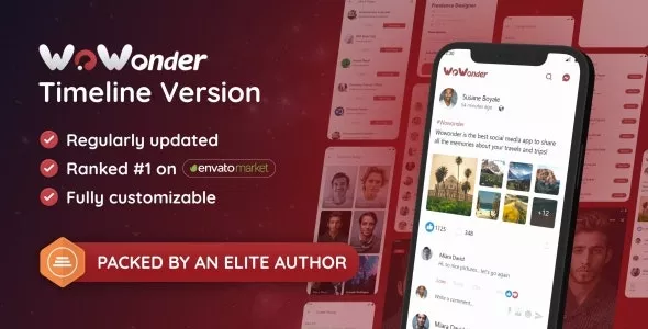 Mobile Native Social Timeline Applications v5.1.4 - For WoWonder Social PHP Script