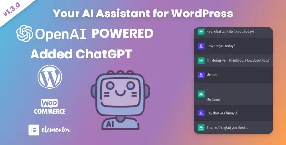 Your AI Assistant for WordPress v1.3.0 - Easy Use OpenAI Services