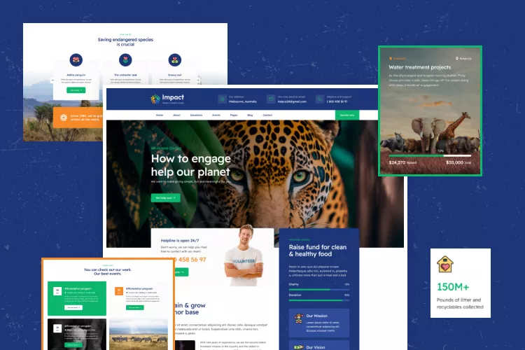 JA Impact - Professional Joomla template for NGO