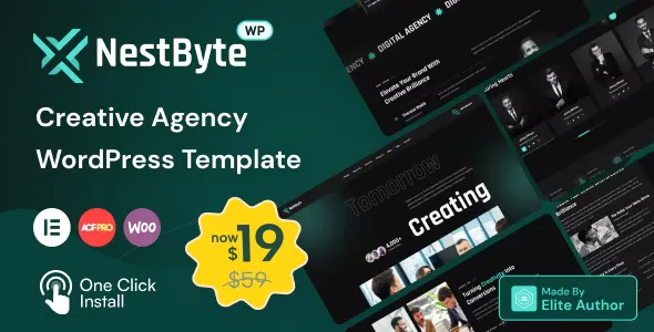 Nestbyte v1.1 - Creative Agency and Startup WordPress Theme