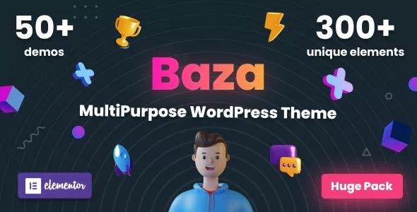 Baza v1.30 - Creative Multipurpose WordPress Theme