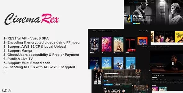 CinemaRex v1.5.1 - Movies & TV Shows, Live TV