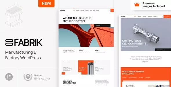 Fabrik v2.0 - Manufacturing & Factory WordPress