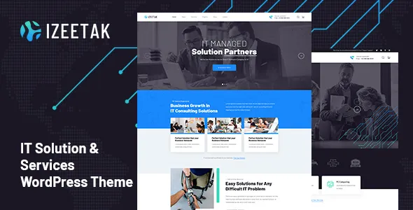 Izeetak v1.2.5 - IT Solutions & Services WordPress Theme