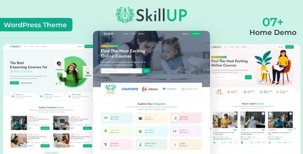 SkillUp v1.0.22 - Online Education WordPress Theme