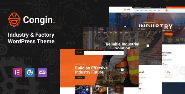 Congin v1.0.9 - Industry & Factory WordPress Theme