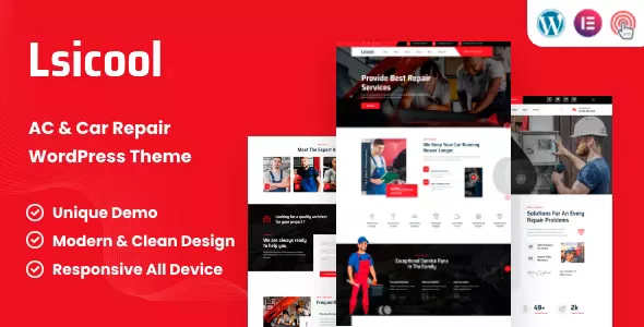 Lsicool v1.1 - AC & Car Repair WordPress Theme