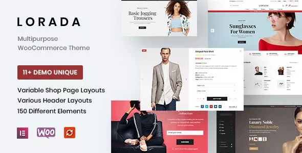 Lorada v4.1.2 - Responsive Elementor eCommerce Theme