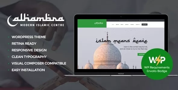 Alhambra v1.1.10 - Mosque & Islamic Centre Church WordPress Theme + RTL