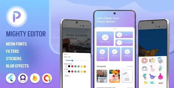 MightyEditor v3.2.2 - Flutter Photo Editor / College App