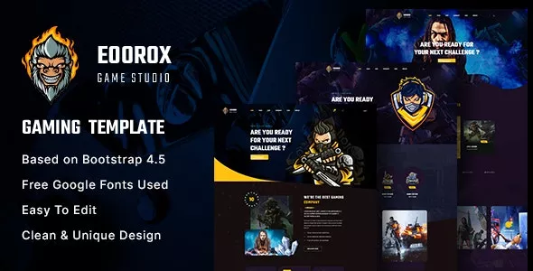 Eoorox v1.0.2 - Gaming and eSports HTML5 Template