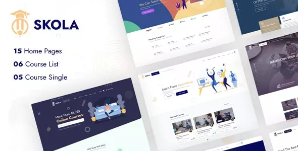 Skola v1.0.21 - LMS Online Courses WordPress Theme