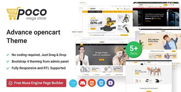 Poco v1.4.5 - Advanced OpenCart Theme