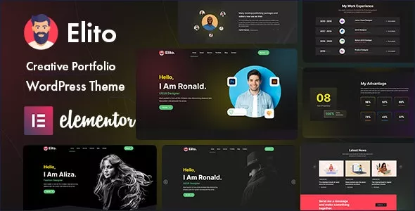 Elito v1.0.3 - Creative Portfolio WordPress Theme