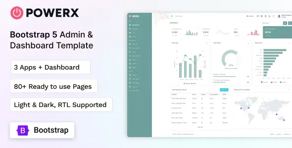 PowerX - Bootstrap 5 Admin & Dashboard UI Kit