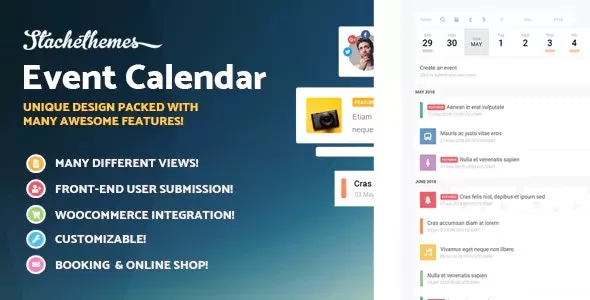 Stachethemes Event Calendar v3.3.1 - WordPress Events Calendar Plugin