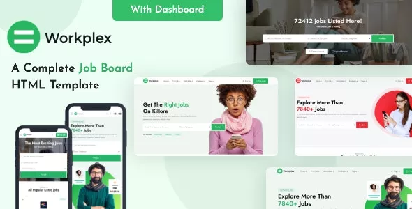 Workplex v1.1 - Job Board HTML Template