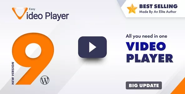 Easy Video Player Wordpress Plugin v9.2