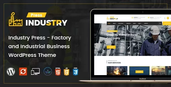 Industry Press v3.1 - Factory and Industrial Business WordPress Theme