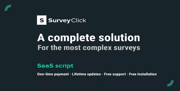 SurveyClick v1.0.1 - SaaS Survey Builder