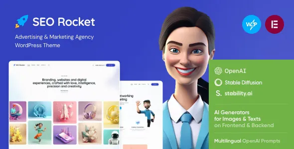 Seo Rocket v2.4 - Advertising & Marketing WordPress Theme