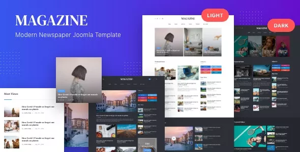 Magazine - Blog, Newspaper Joomla 4 Template