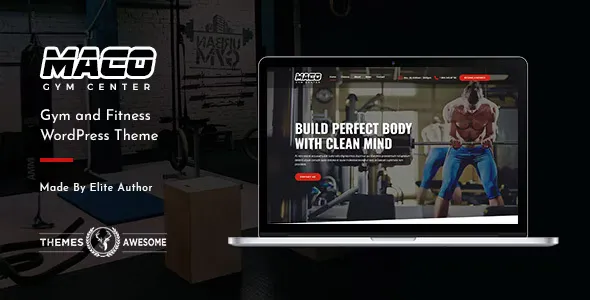 Maco v1.7 - Gym and Fitness WordPress Theme