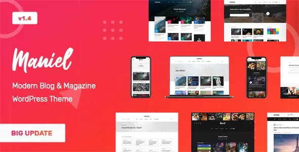 Maniel v1.5 - Blog & Magazine WordPress Theme