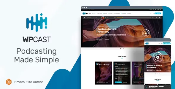 Wpcast v1.6.1 - Audio Podcast WordPress Theme