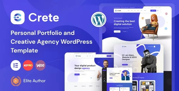 Crete v1.2 - Personal Portfolio and Creative Agency WordPress Theme