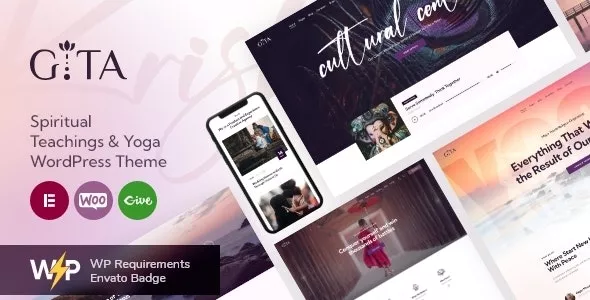 Gita v1.1.0 - Spiritual Teachings & Yoga WordPress Theme