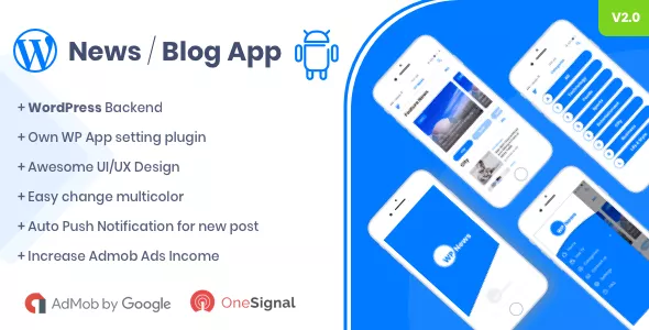 WP News v2.1.0 - Native Android App for WordPress