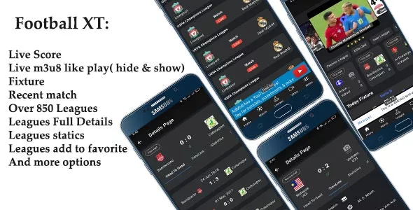 Football XT - Football Live Score, Fixture, Leagues, Live TV and more