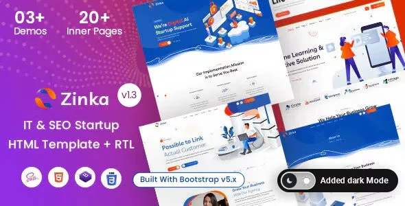 Zinka v1.3 - IT Agency & SEO Business HTML Template